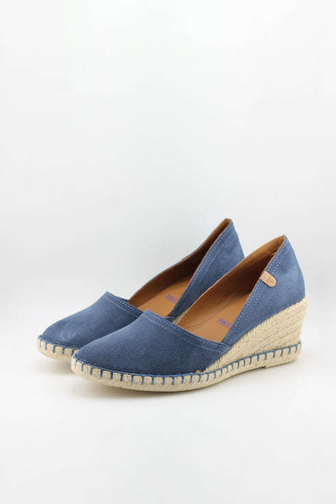 Verbenas Pleated Slingback Espadrille Nucleo Wedge Shoe
